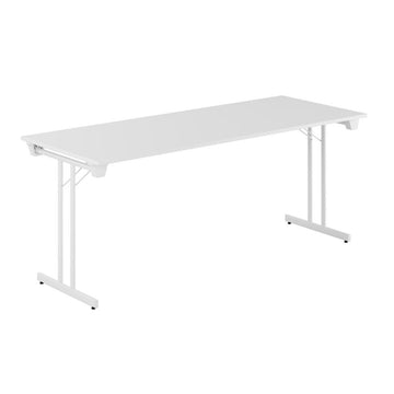 Se Dinner Style - 180x70cm - Sammenklappeligt bord - Hvid-krom ✔ Kæmpe udvalg i Zederkof ✔ Hurtig levering: 1 - 2 Hverdage samt billig fragt - Varenummer: ZDK-81197 og barcode / Ean: på lager - Udsalg på Indendørs > KONFERENCEMØBLER > Konferenceborde > Firkantet konferencebord Spar op til 51% - Over 1354 kendte mærker på udsalg